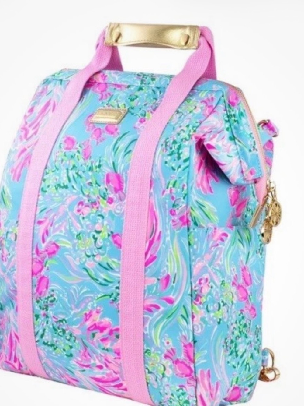 Lilly Pulitzer Backpack Cooler in Best Fishes - Picture 2 of 5